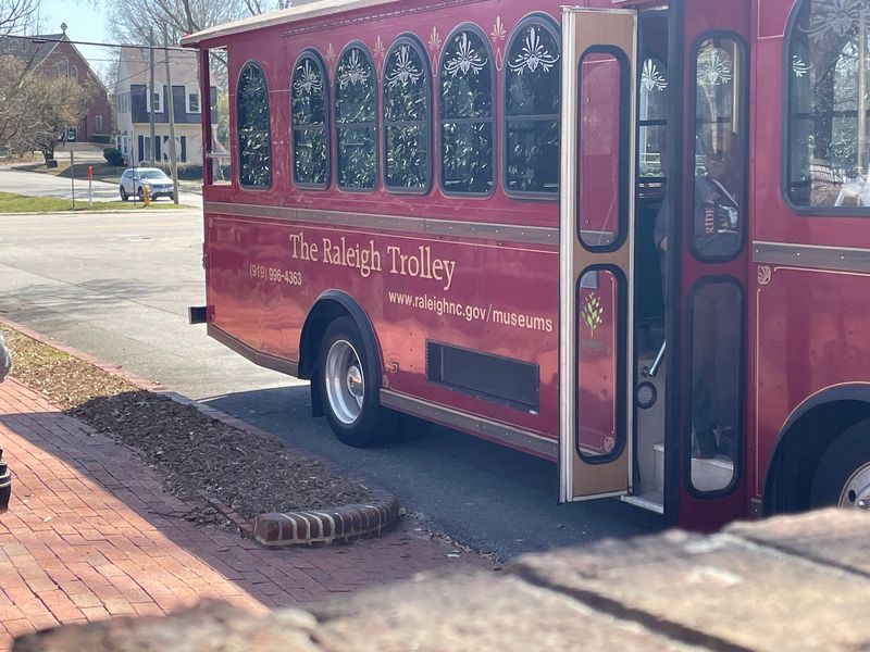 Riding the Historic Raleigh Trolley Riding the Historic Raleigh Trolley