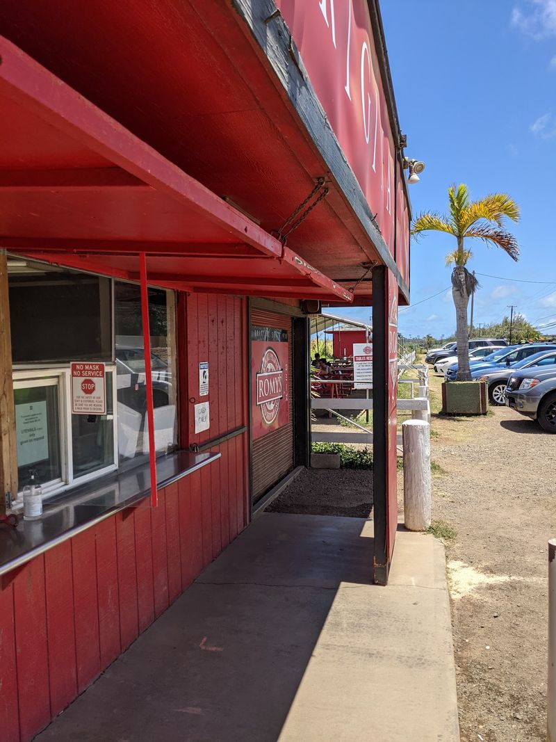 Romy's Kahuku Prawns and Shrimp, Kahuku, Oahu