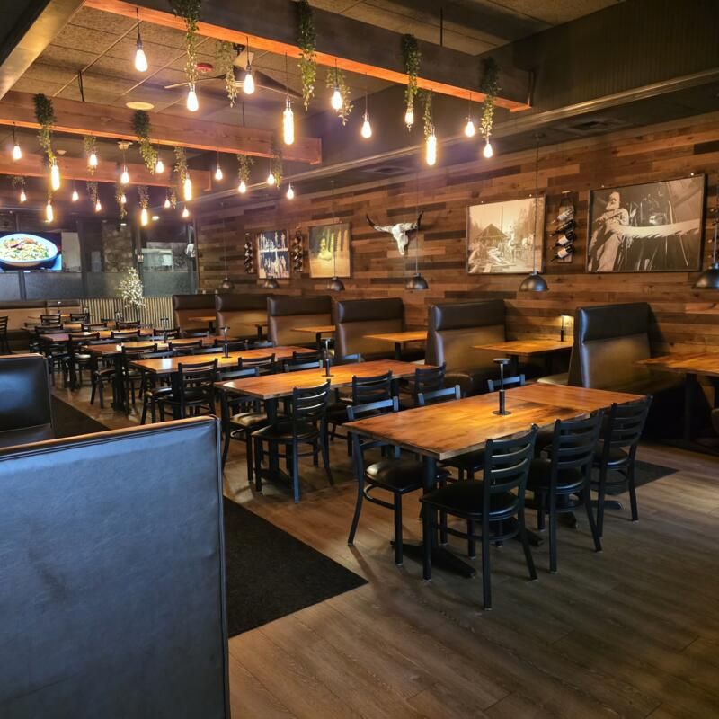 Rustic Booths and Wooden Charm