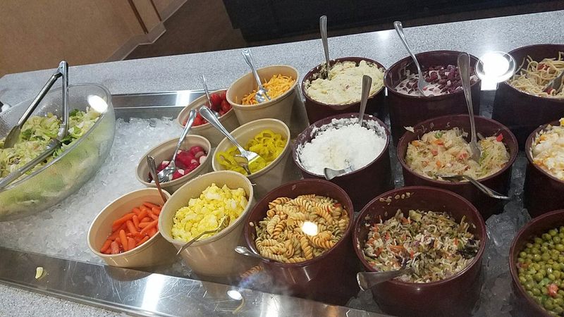 Salad Bar and Homemade Croutons