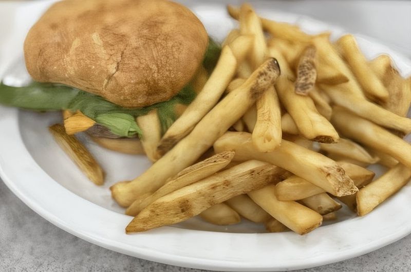 Sandwiches and Onion Rings