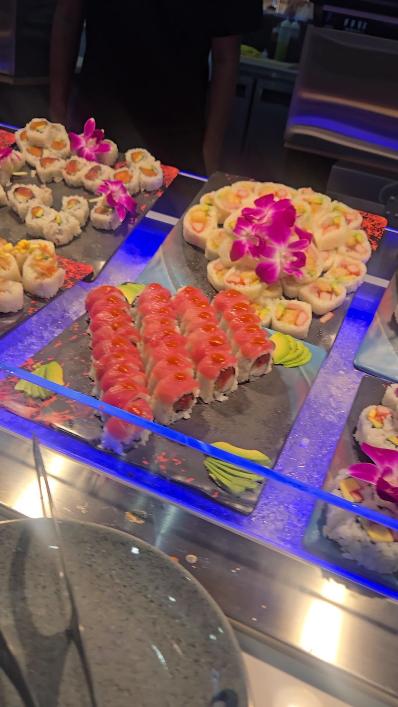 Sashimi, Poke, and a Big Sushi Spread