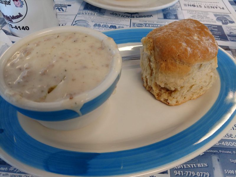 Scratch Biscuits and Double Sausage Gravy
