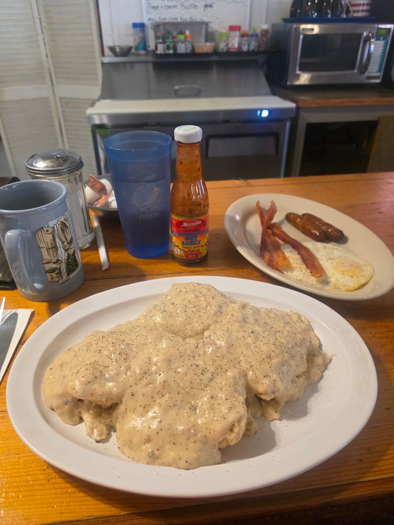 Scratch-Made Biscuits and Gravy