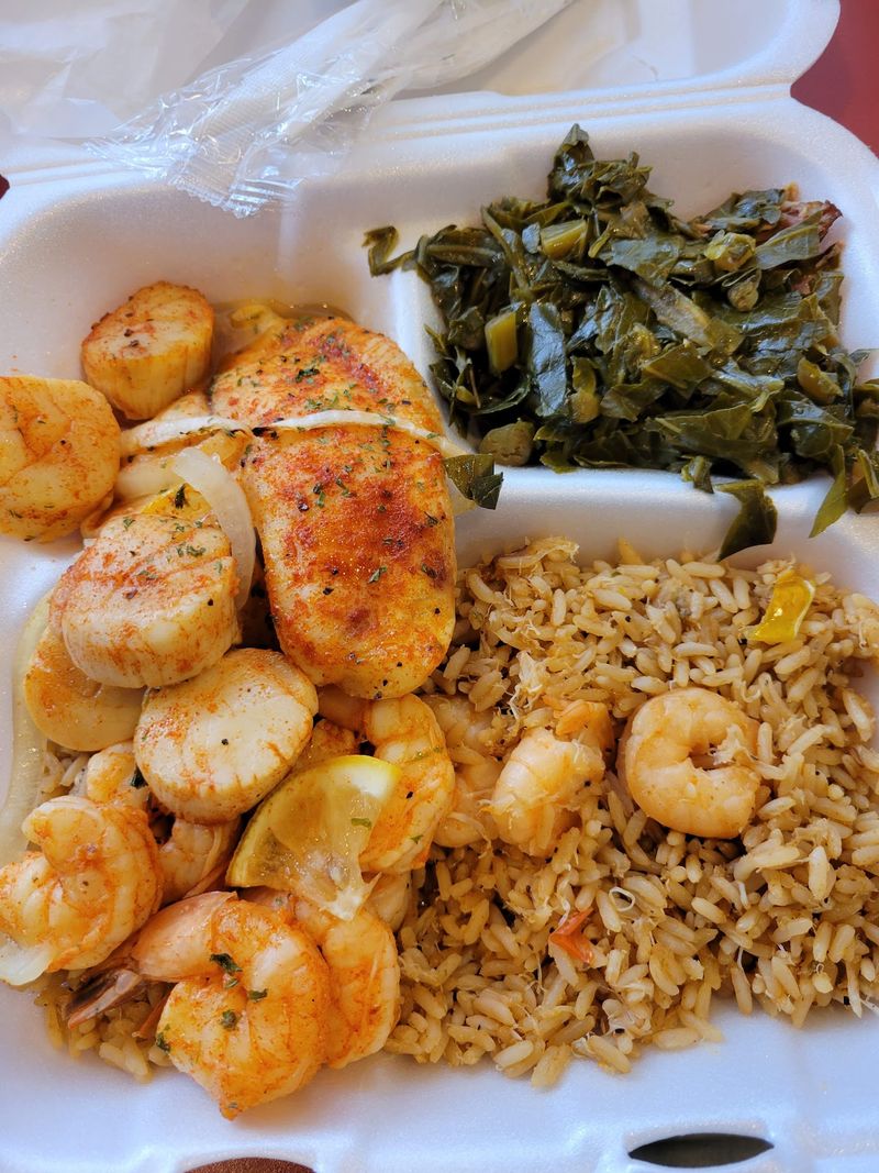 Seafood Plates and Crab Balls