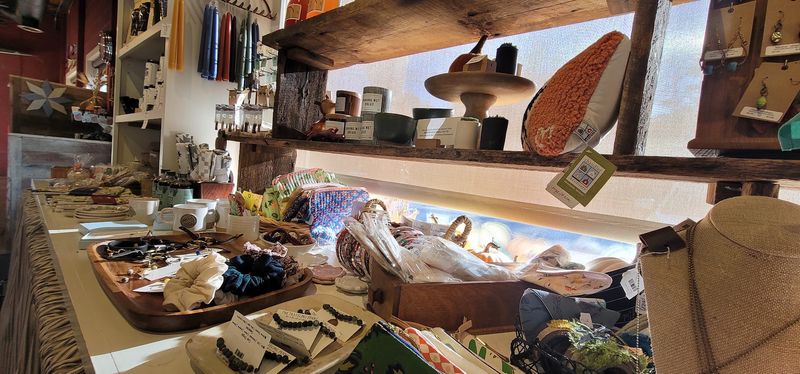 Shelves Stocked by Local Hands