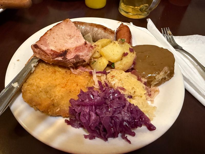 Six Schnitzels on One Plate Six Schnitzels on One Plate