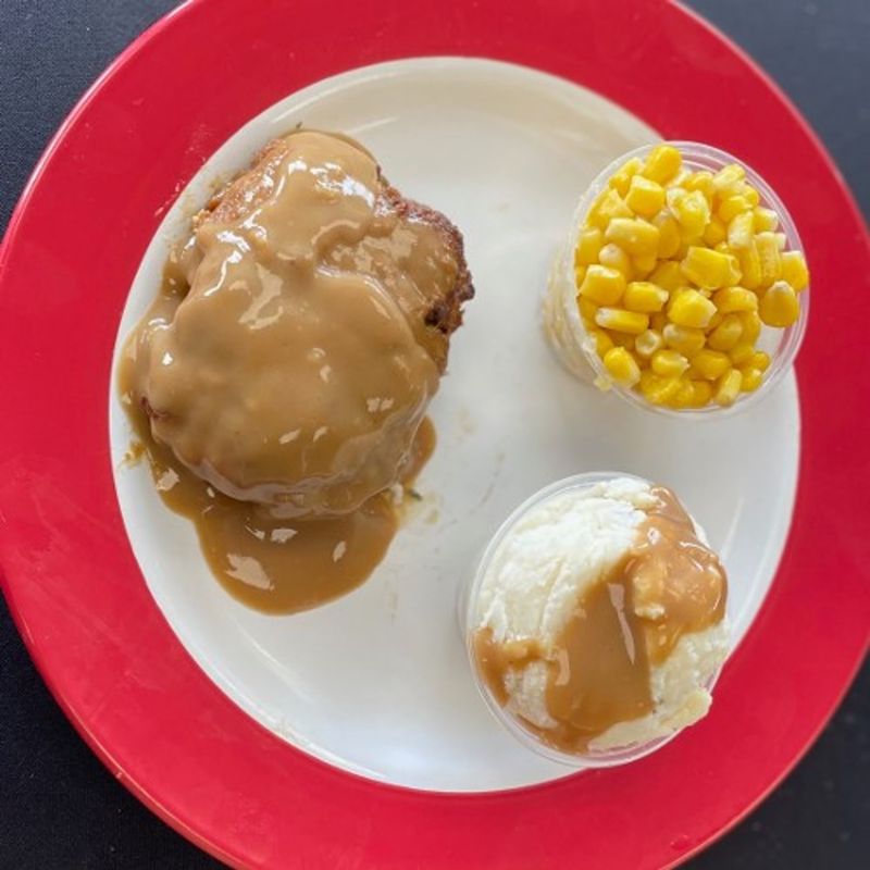 Smothered Pork Chops and Their Sidekicks