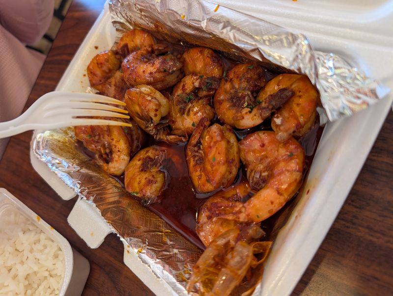 Spicy Garlic Shrimp, the Headliner