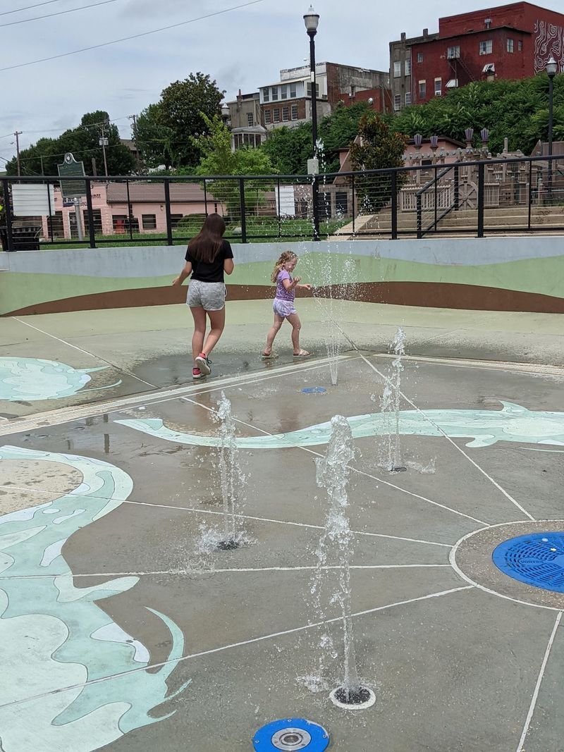 Splash Pad, Riverboat Playground, and Picnic Tables Splash Pad, Riverboat Playground, and Picnic Tables