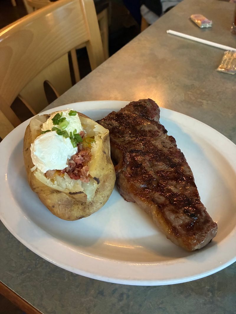Steaks at the Center of the Table Steaks at the Center of the Table
