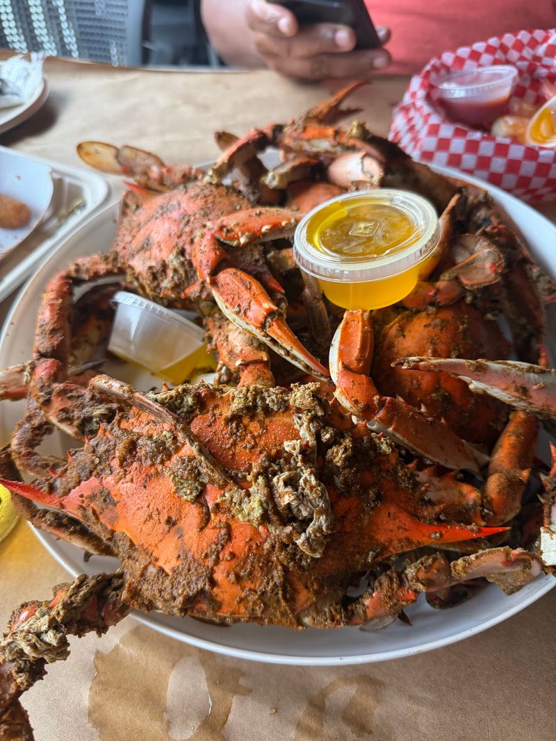 Steamed Blue Crabs by the Half Dozen Steamed Blue Crabs by the Half Dozen