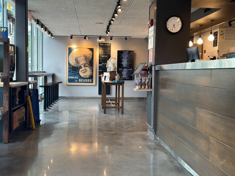 Stools, Tables and a Laptop-Friendly Corner