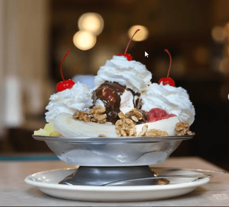 Sundaes Built on Chilled Plates Sundaes Built on Chilled Plates