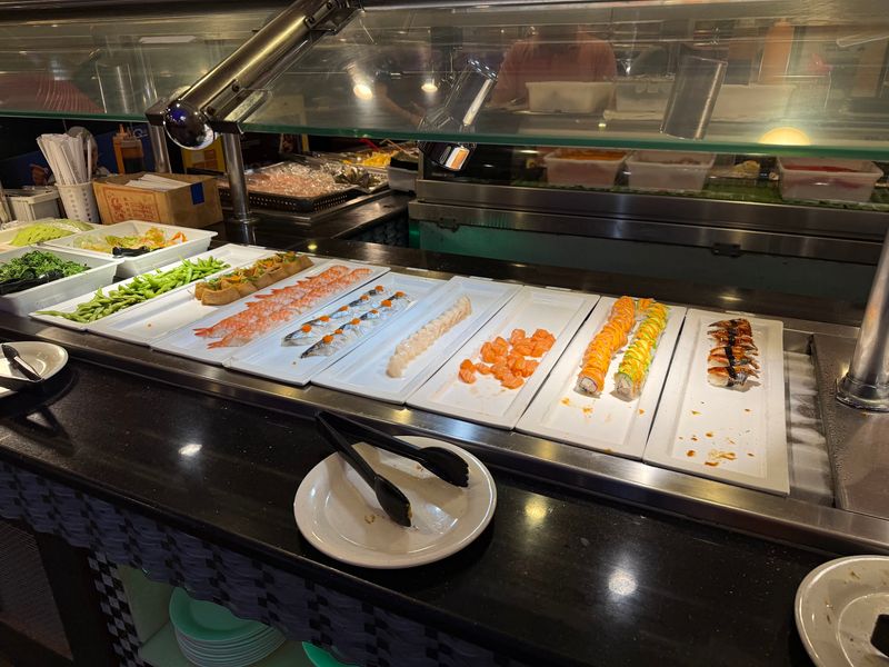 Sushi Rolled Right Behind the Counter