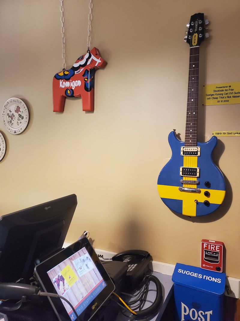 Swedish Decor and a Rock Star Guitar
