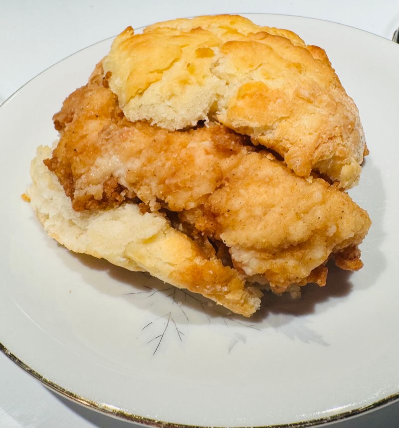 The Chicken Biscuit That Started the Crowd The Chicken Biscuit That Started the Crowd