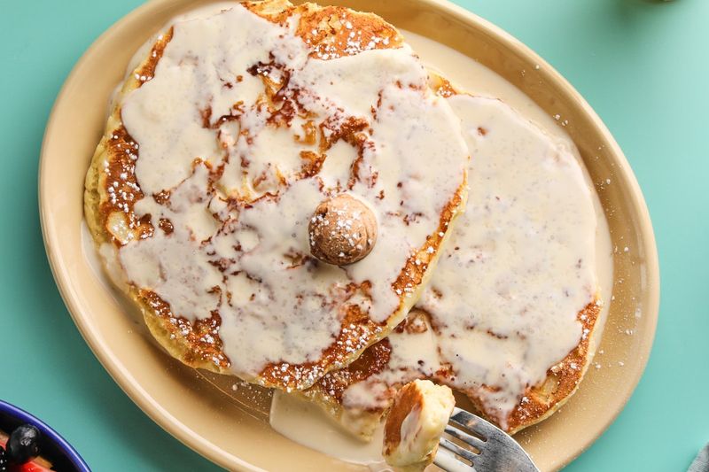 The Cinnamon Roll Pancake Everyone Talks About