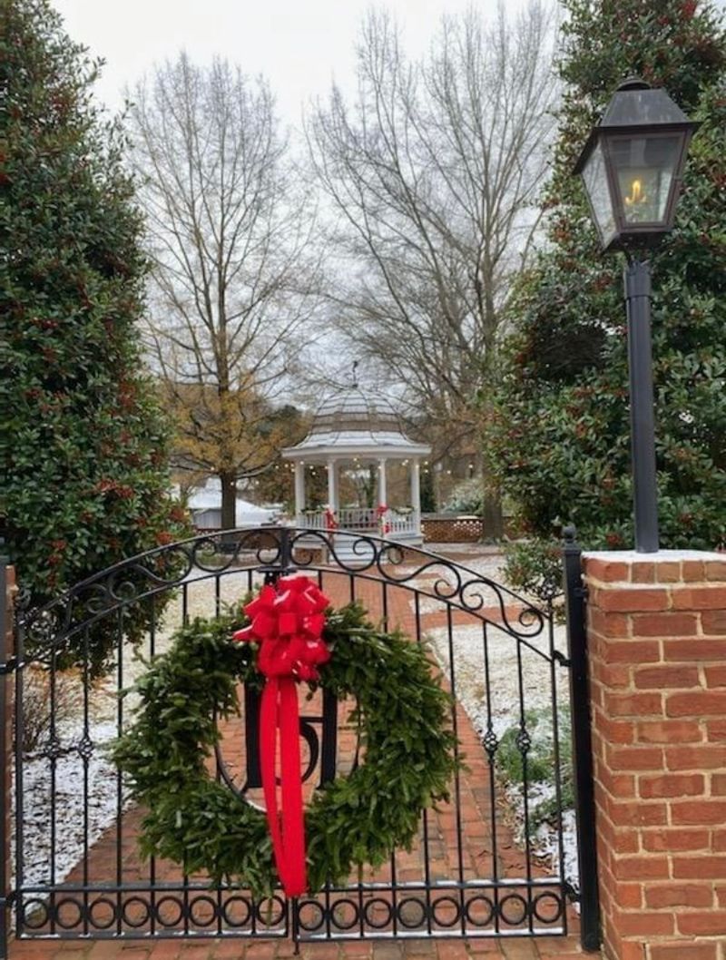 The Courtyard and Its Gazebo