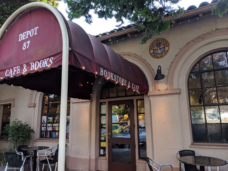 The Depot Cafe and Bookstore, Mill Valley, CA The Depot Cafe and Bookstore, Mill Valley, CA