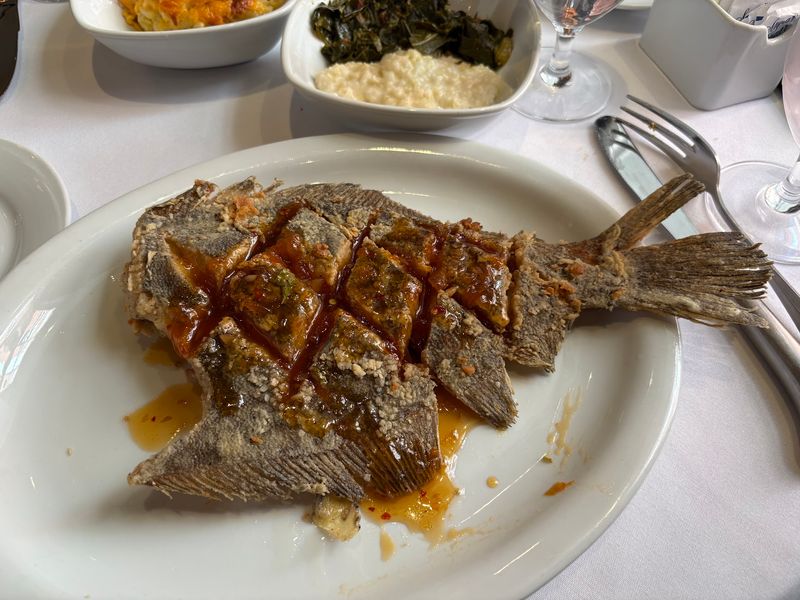 The Famous Crispy Scored Flounder The Famous Crispy Scored Flounder