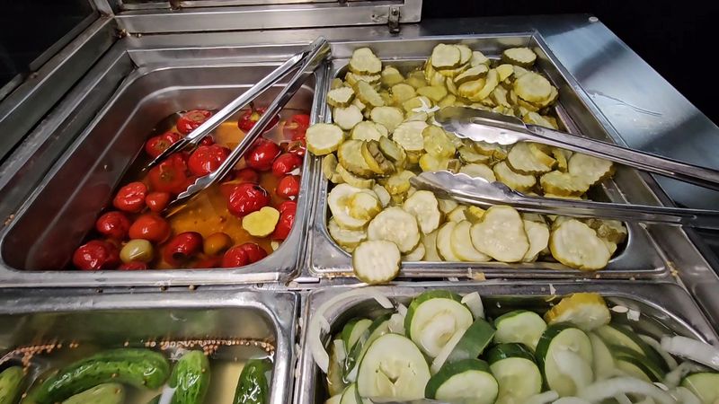 The Famous Free Pickle Bar