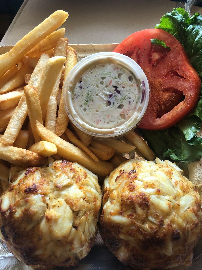 The Famous Softball-Sized Crab Cake