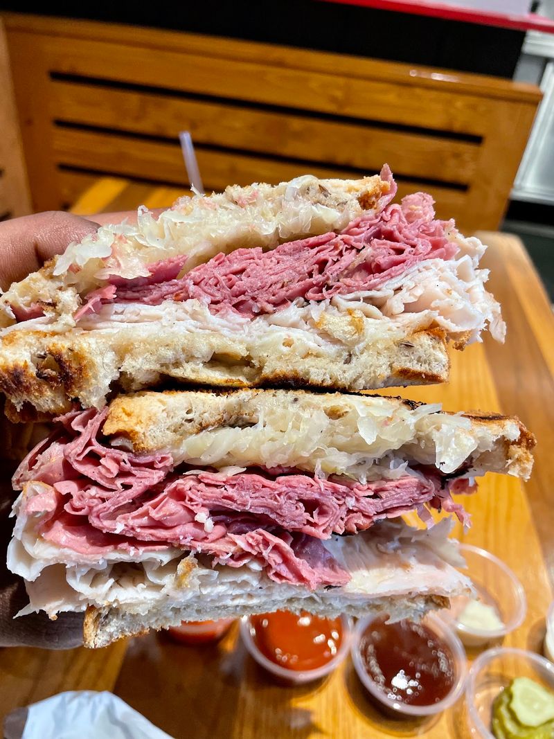 The Gus, a Three-Meat Stack
