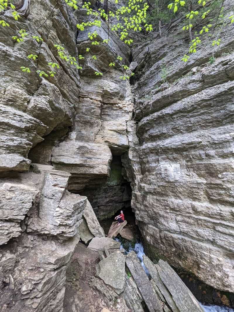 The Ice Cave Just Down the Old Road