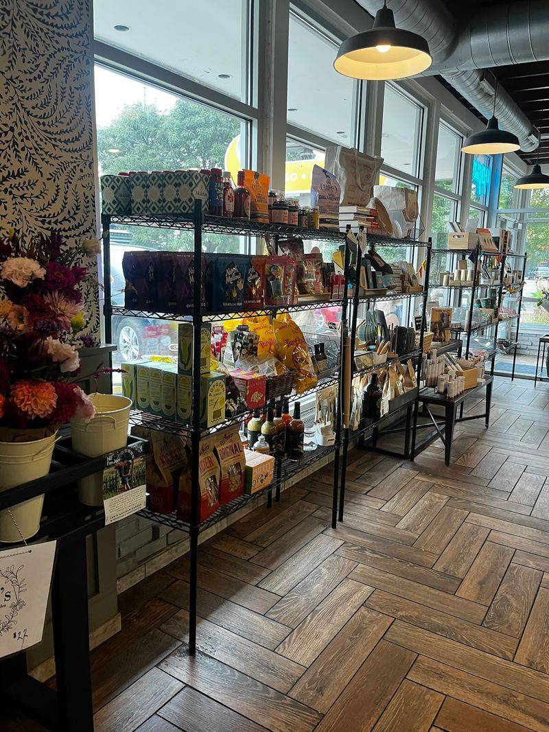 The Little Market Along the Back Wall