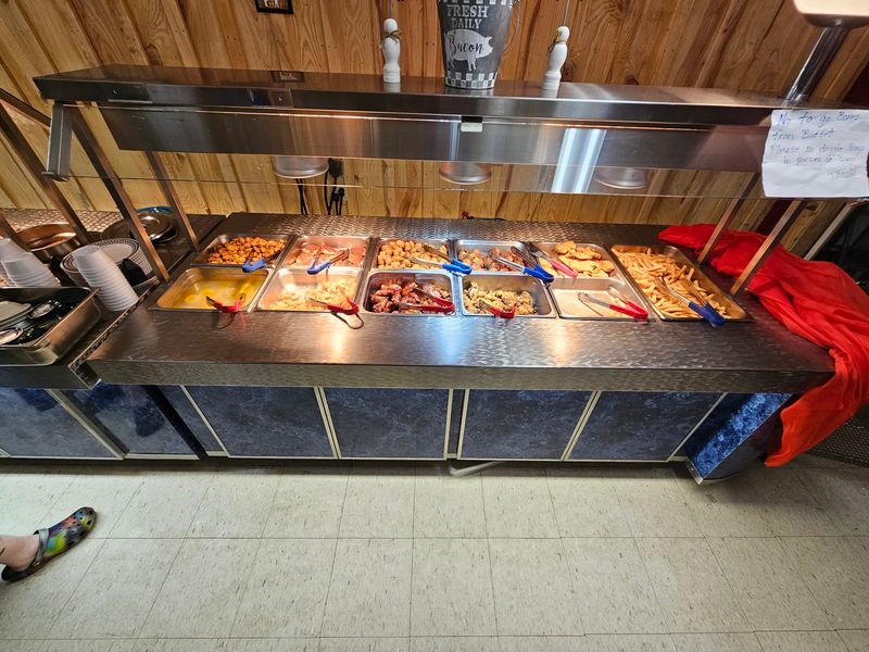 The Made-to-Order Counter and the Buffet Out Back