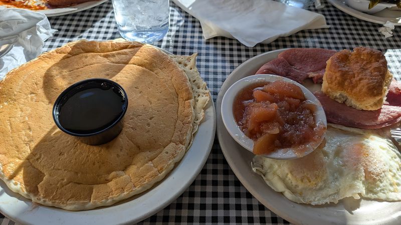 The Plate-Sized Pancake Legend The Plate-Sized Pancake Legend