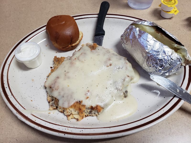The Steak That Covers the Plate The Steak That Covers the Plate
