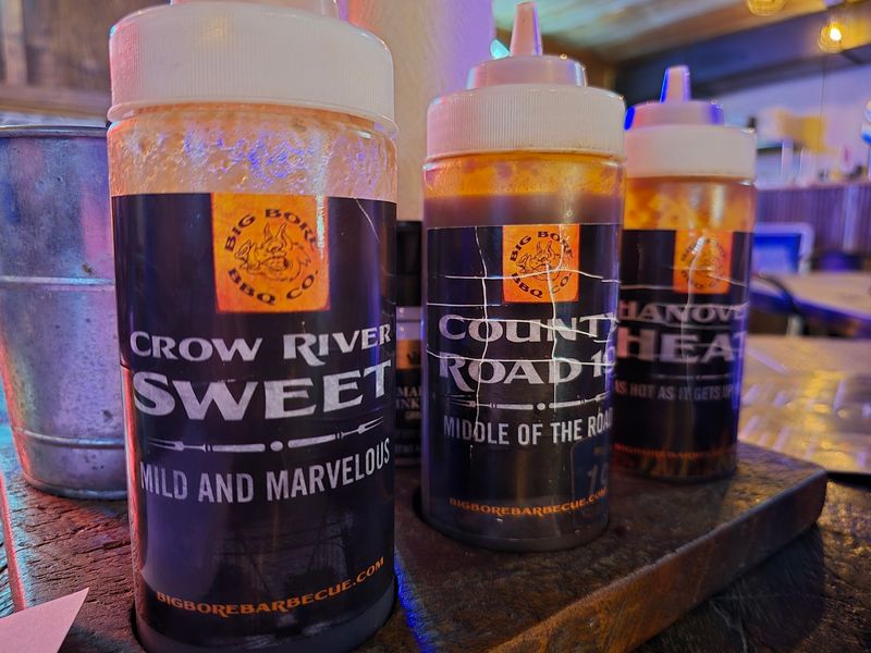 Three Sauces on Every Table Three Sauces on Every Table