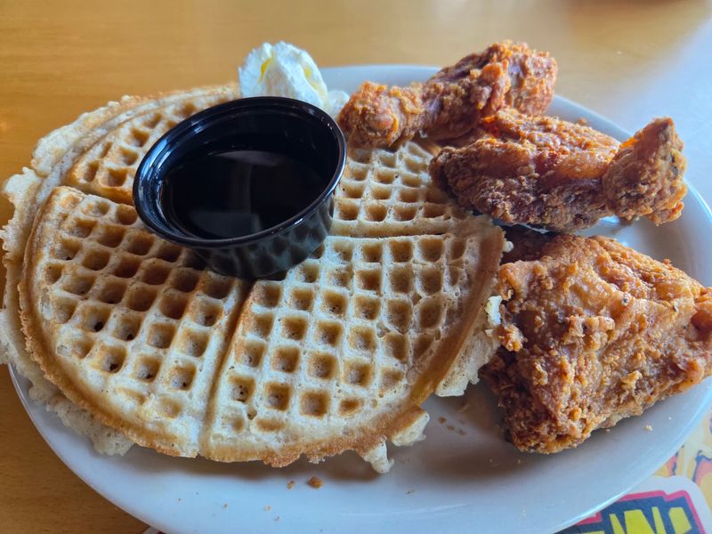 Waffles, Grits and the Famous Pairing Waffles, Grits and the Famous Pairing