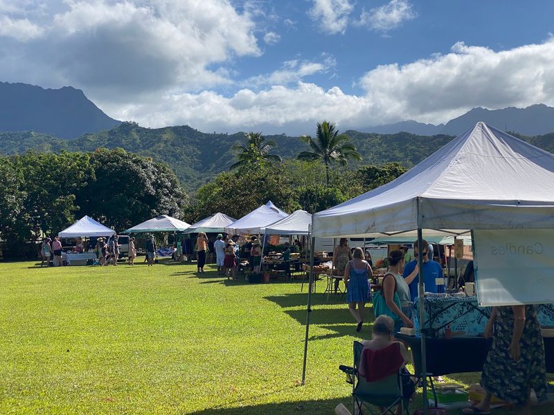 Waipa Farmers Market, Hanalei, Kauai
