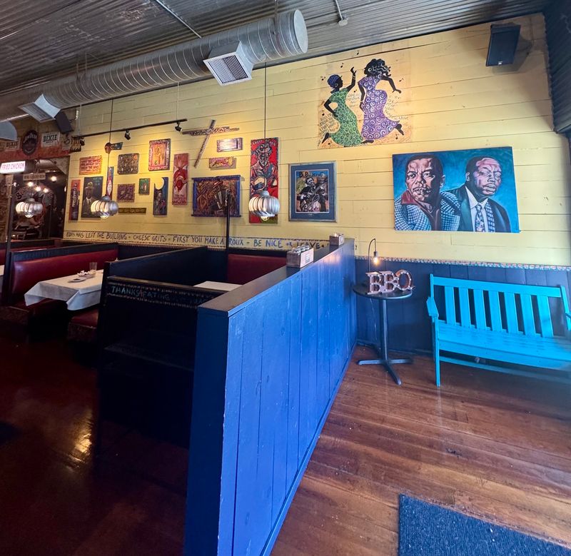 Walls Covered In Music Memorabilia