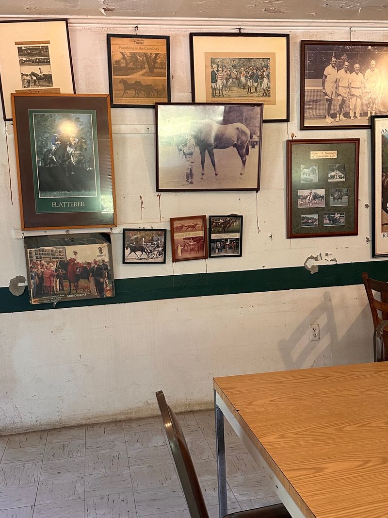 Walls Covered in Racing Memories Walls Covered in Racing Memories