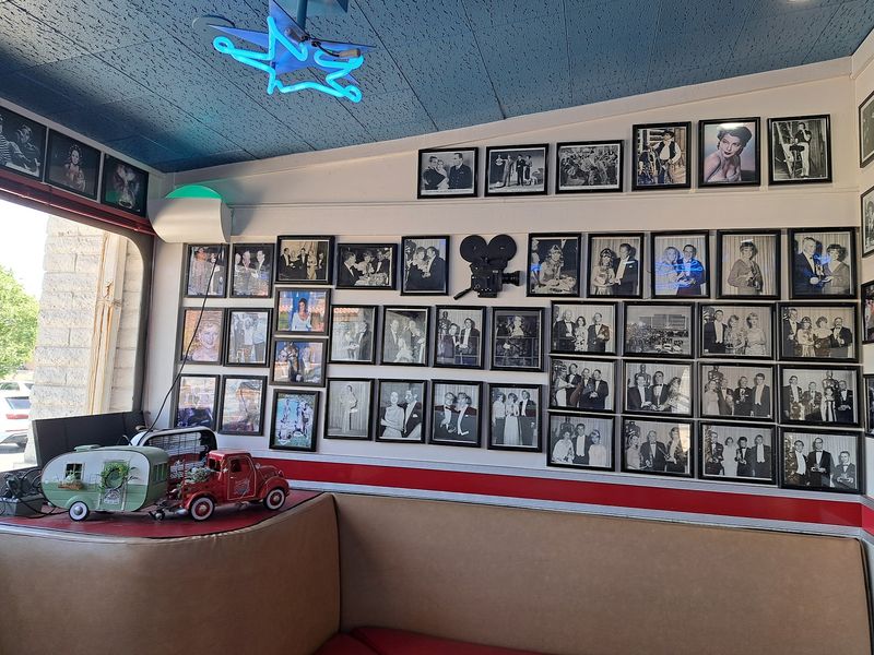 Walls Packed With Memorabilia