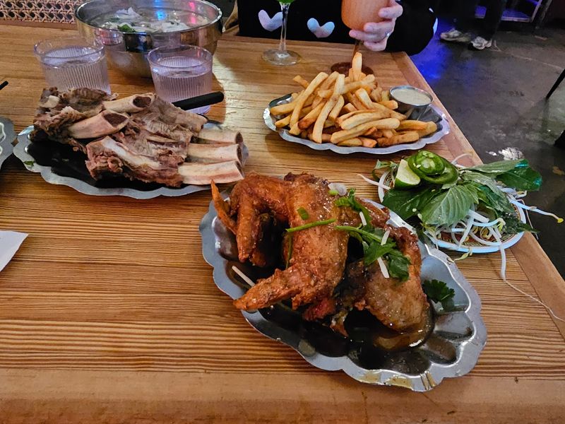 Wings, Fries, and Fried Doughnuts