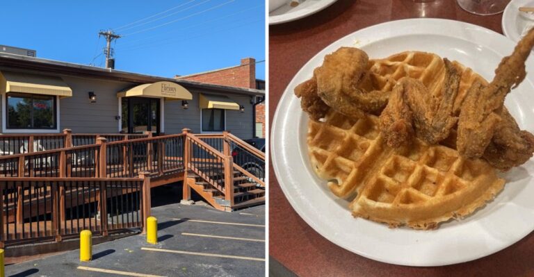 The Red Velvet Chicken And Waffles At This Missouri Brunch Spot Are Worth The Wait
