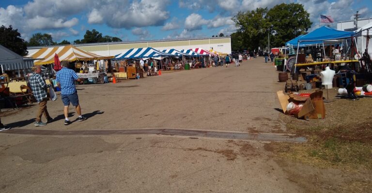 Bargain Hunters Can’t Stop Raving About The Hundreds Of Booths At Allegan’s Monthly Antique Market