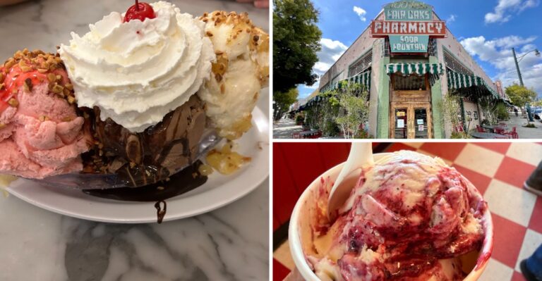 California Families Keep Returning To These 8 Old-Fashioned Ice Cream Parlors Year After Year