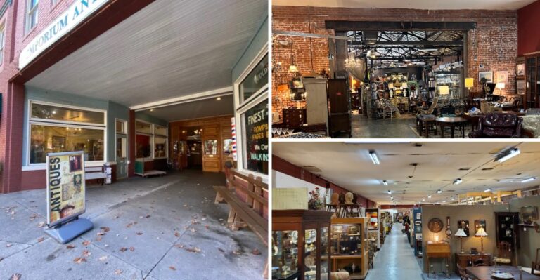 Weekend Shoppers Spend Hours Browsing The Antique Stalls In Downtown Frederick