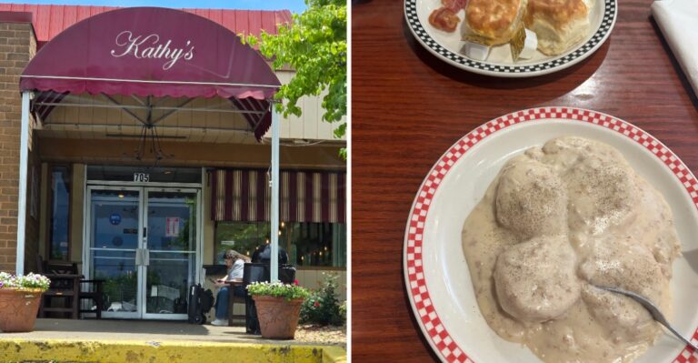 Biscuits And Sausage Gravy Are The Order At This Retro Staunton, Virginia Breakfast Standby Worth The Line