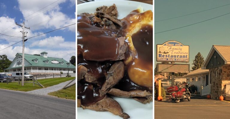 Road-Weary Drivers On Pennsylvania’s Back Roads Keep Finding These 8 Classic Family Restaurants