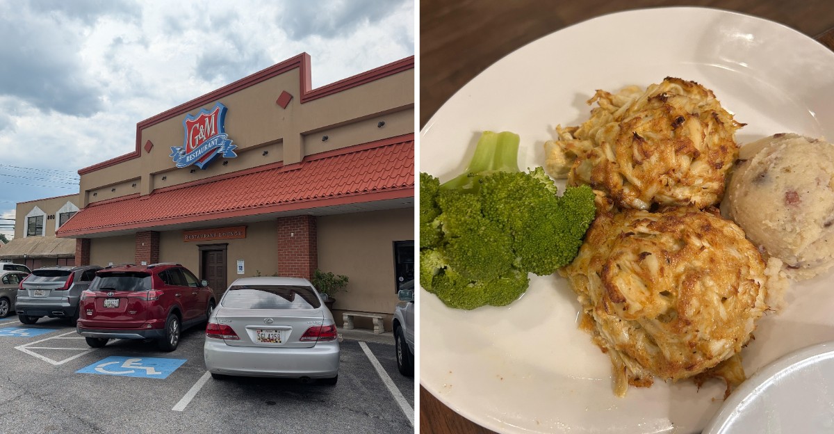The Hefty Crab Cakes That Keep G & M Restaurant In Linthicum Heights Packed Near BWI