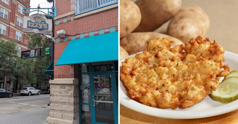 Order The Reuben At This Ohio Deli – It Comes With A Crispy Potato Pancake