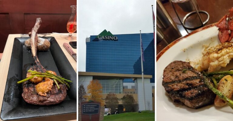 Filet Oscar And Tomahawk Steaks Are Worth The Drive To This Casino Steakhouse In Salamanca, New York