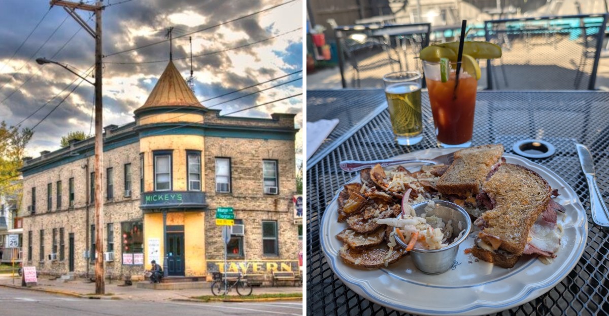 People Drive Across Wisconsin For The Hot Beef Sandwich At Mickey’s Tavern In Madison